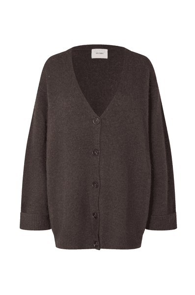 Hovedbilde LINA CARDIGAN RACOON Espresso Brown