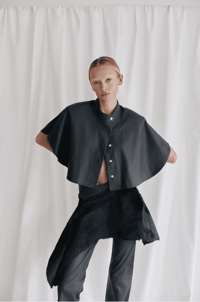 Hovedbilde ZOE CAPE Dark Brown