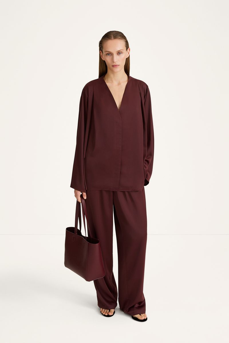 MARBY BLOUSE Bordeaux