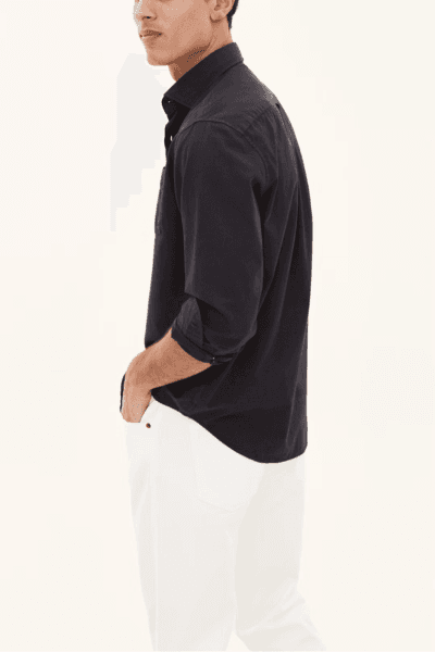 Hovedbilde REGULAR FIT TWILLSKJORTE Night Blue