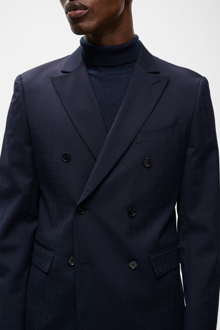 Hovedbilde CHARLES DOBBELTSPENT BLAZER Dark Navy