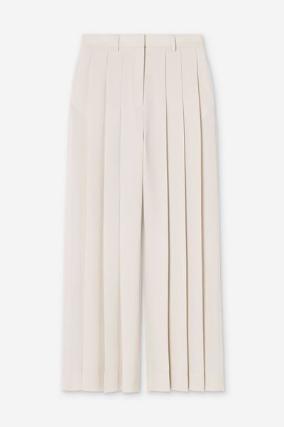 Hovedbilde FULLY PLEATED TROUSERS Ivory