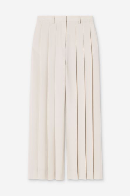 Hovedbilde FULLY PLEATED TROUSERS Ivory