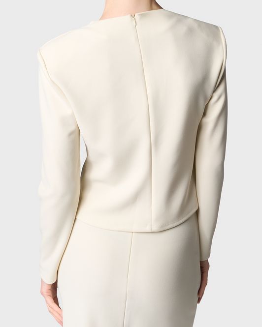Hovedbilde THE SOLENE CREPE TOP Creme