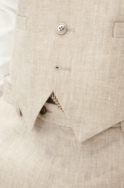 Hovedbilde CARLO DRESSVEST I LIN Beige