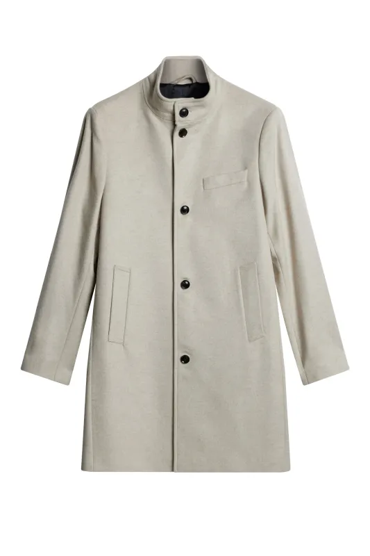 JESSE MELTON CASHMERE COAT MOONBEAM