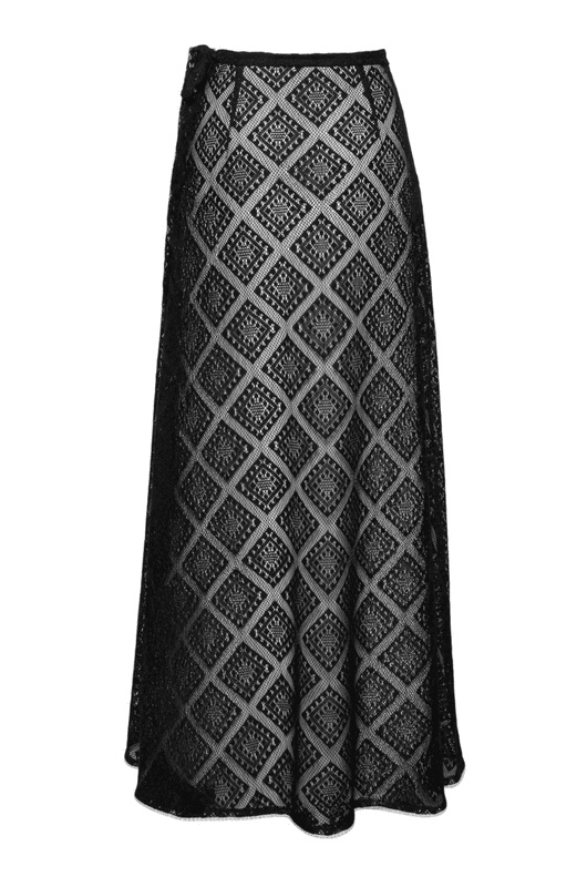 CHELSEA MAXI COVER UP Black