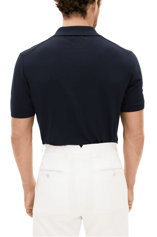 BARTO STRIPE POLOSHIRT Night Blue