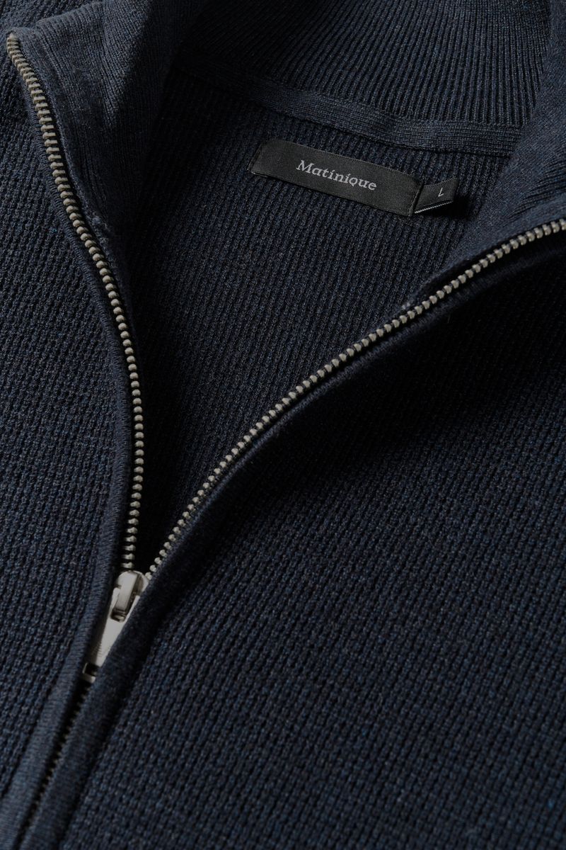 MALAGOON HALF ZIP Dark Navy Melange