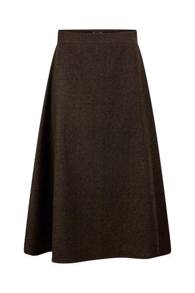 Hovedbilde SANDRA MAXI SKJØRT Mørk Brun