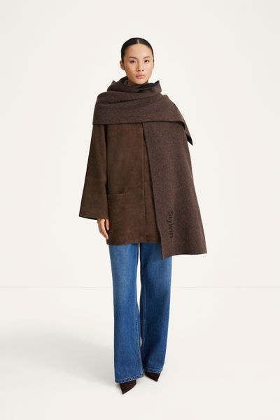 Hovedbilde VALENCINO COAT Pebble Brown