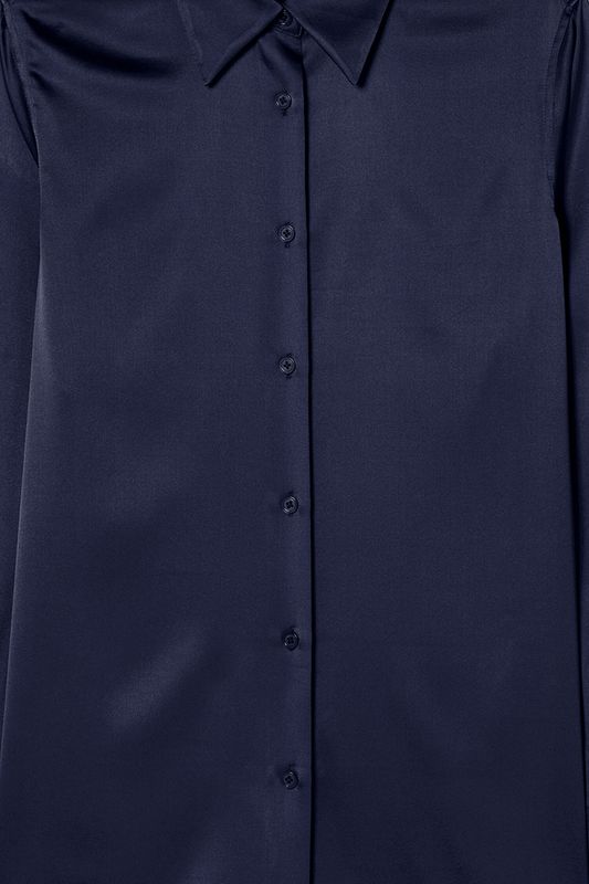 SILK SHIRT Navy