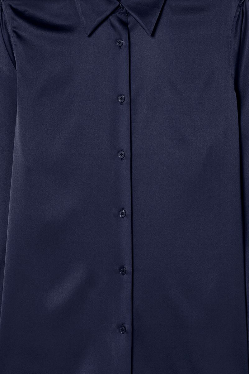 SILK SHIRT Navy
