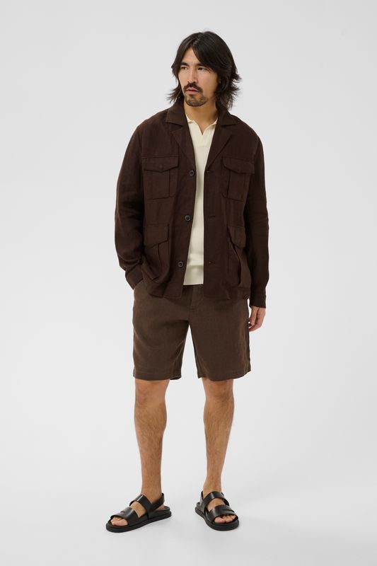 MADRAKES OVERSHIRT Mørk Brun