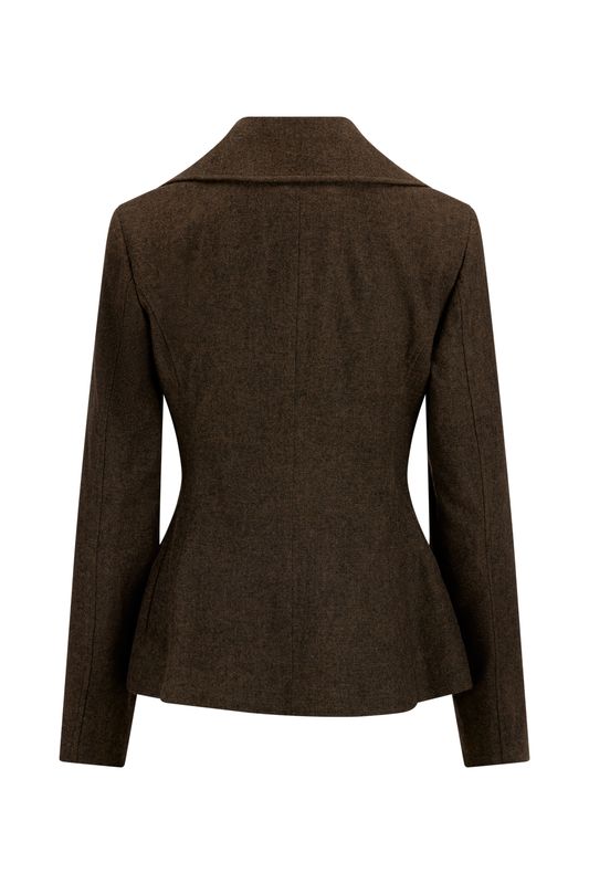 SANDRA BLAZER Dark Brown