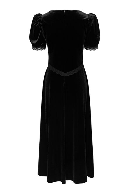 Hovedbilde FRANCIS MIDI DRESS Black Velvet