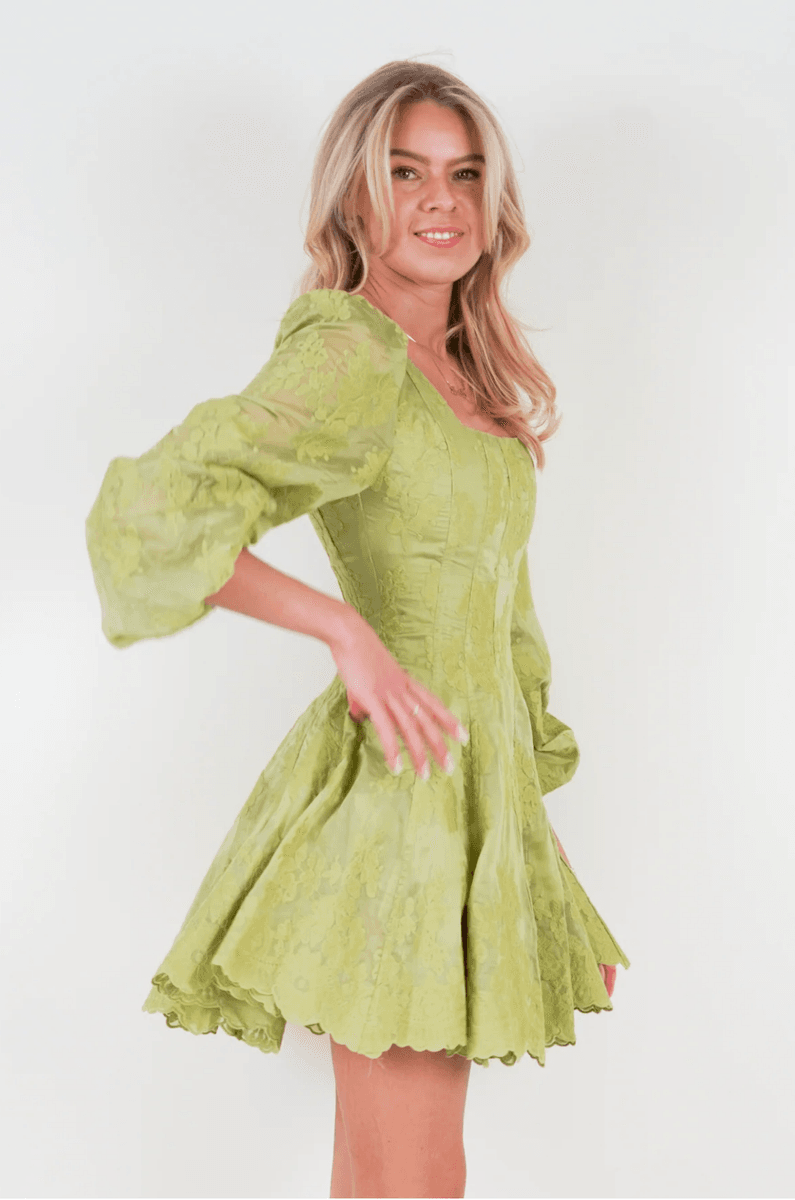 SOPHIE LACE DRESS Green