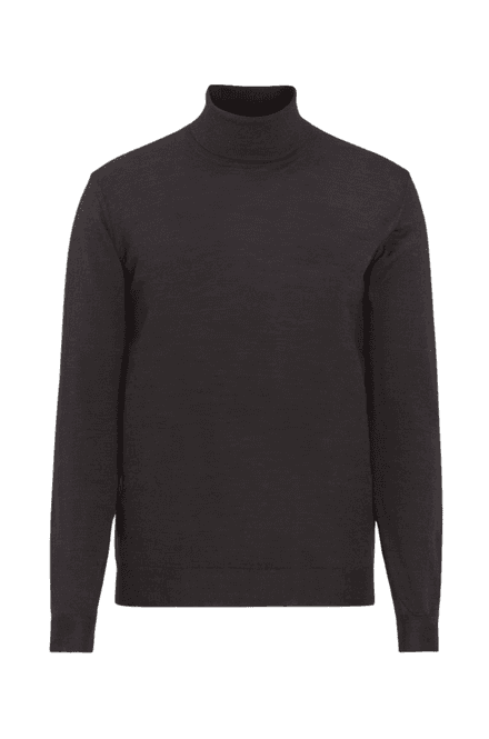 Hovedbilde MARCEL ROLLNECK Brown Flannel
