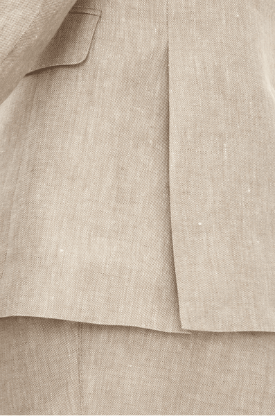 Hovedbilde FARRIS DOBBELTSPENT LINBLAZER Beige