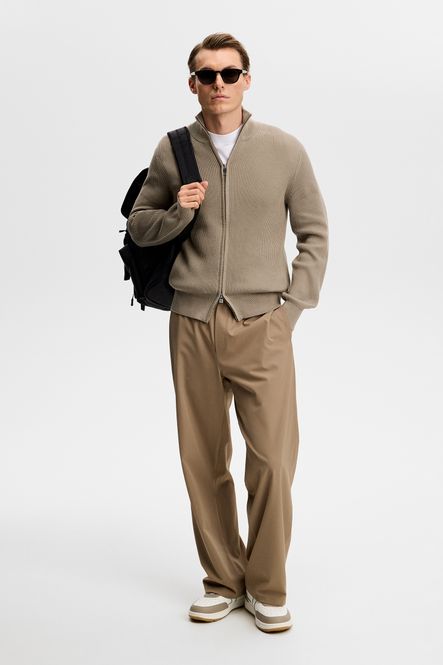Hovedbilde ALEXIS FULL ZIP CARDIGAN Brindle