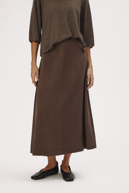 Hovedbilde HENRIETTA SKIRT Espresso Brown