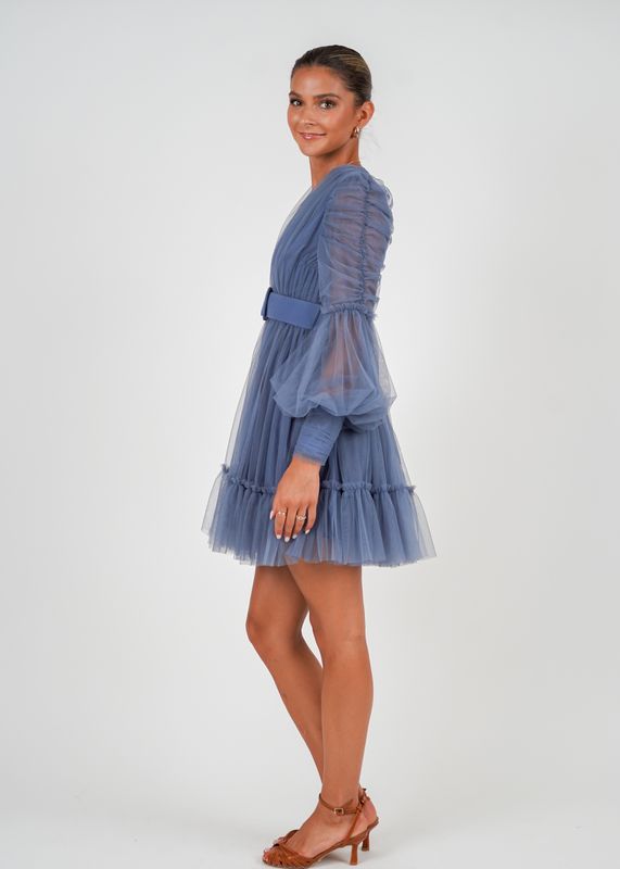 AURORA DRESS Blueberry
