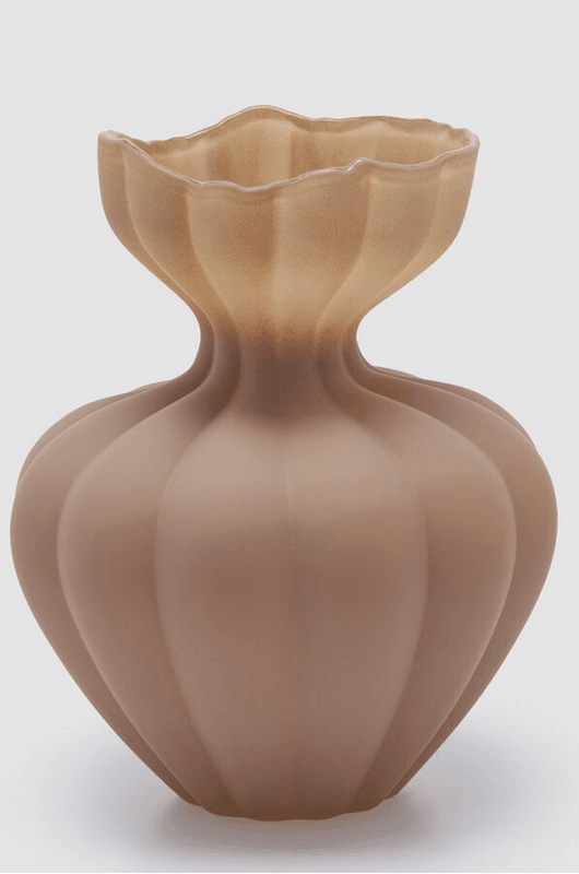 VASO FLOW SINUOSO Lys Brun