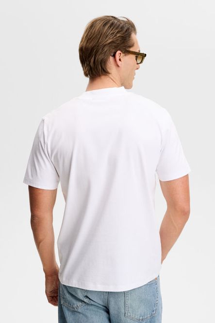 Hovedbilde ACE MOCK NECK T-SHIRT White