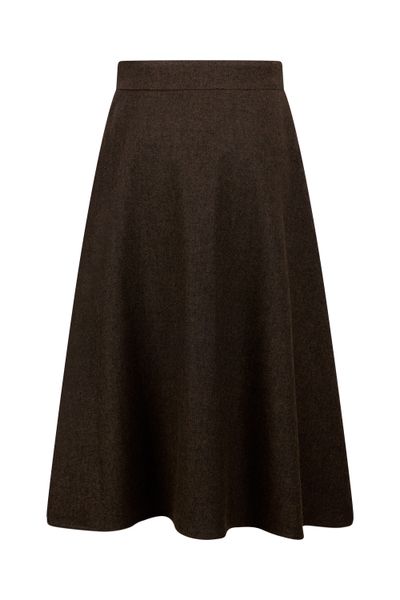 Hovedbilde SANDRA MAXI SKJØRT Mørk Brun