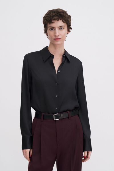Hovedbilde SILK SHIRT Black