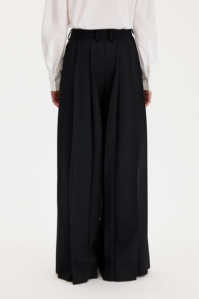 Hovedbilde FULLY PLEATED TROUSERS Black