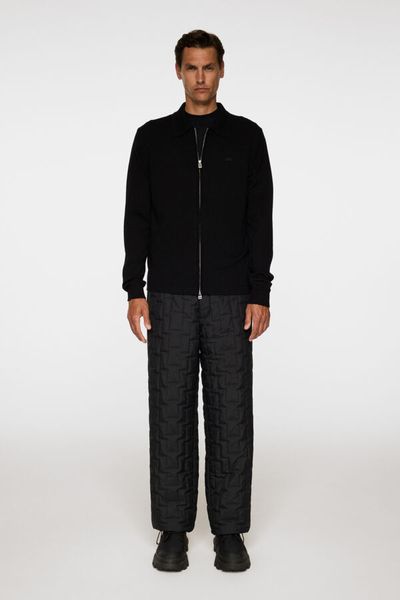 Hovedbilde KALEB MERINO ZIP CARDIGAN Black