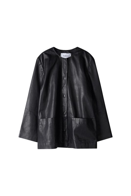 VALENCIA LEATHER JACKET Black