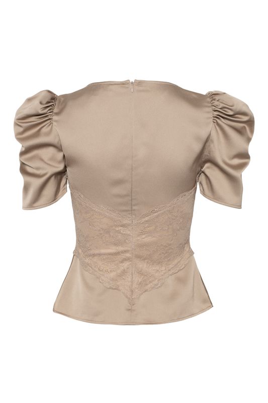 FRANCIS LACE TOP Taupe
