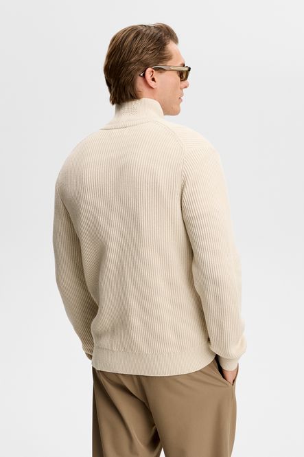 Hovedbilde ALEXIS FULL ZIP CARDIGAN Moonbeam
