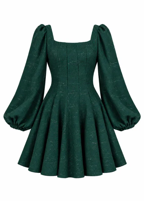 Hovedbilde SOPHIE TWEED DRESS Green