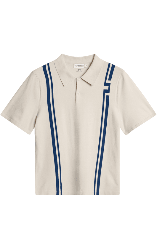 RYLAN STRIPE KNIT GOLF POLO