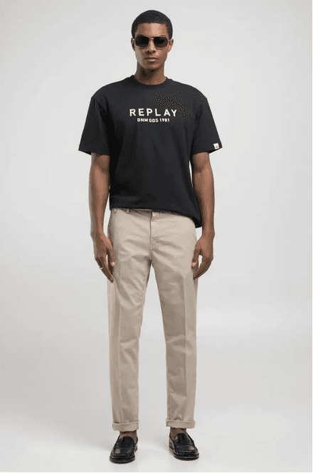 Hovedbilde BENNI REGULAR FIT CHINOS Oatmeal Beige