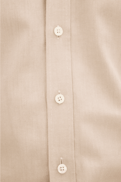 Hovedbilde REG FIT CUT AWAY BRUSHED FLANNEL Light Beige