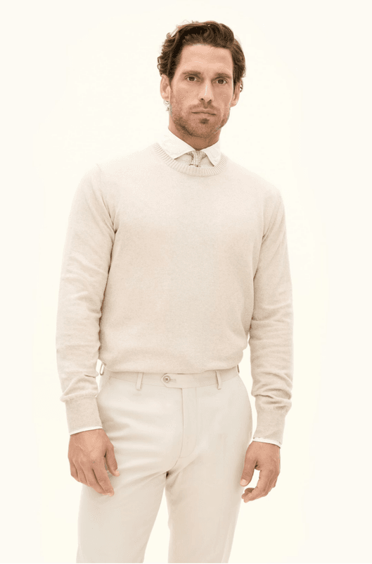 VALTER ROUNDNECK Light Camel Beige