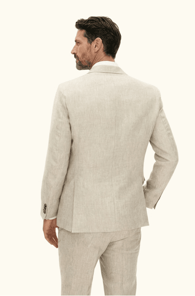 Hovedbilde FARRIS DOBBELTSPENT LINBLAZER Beige