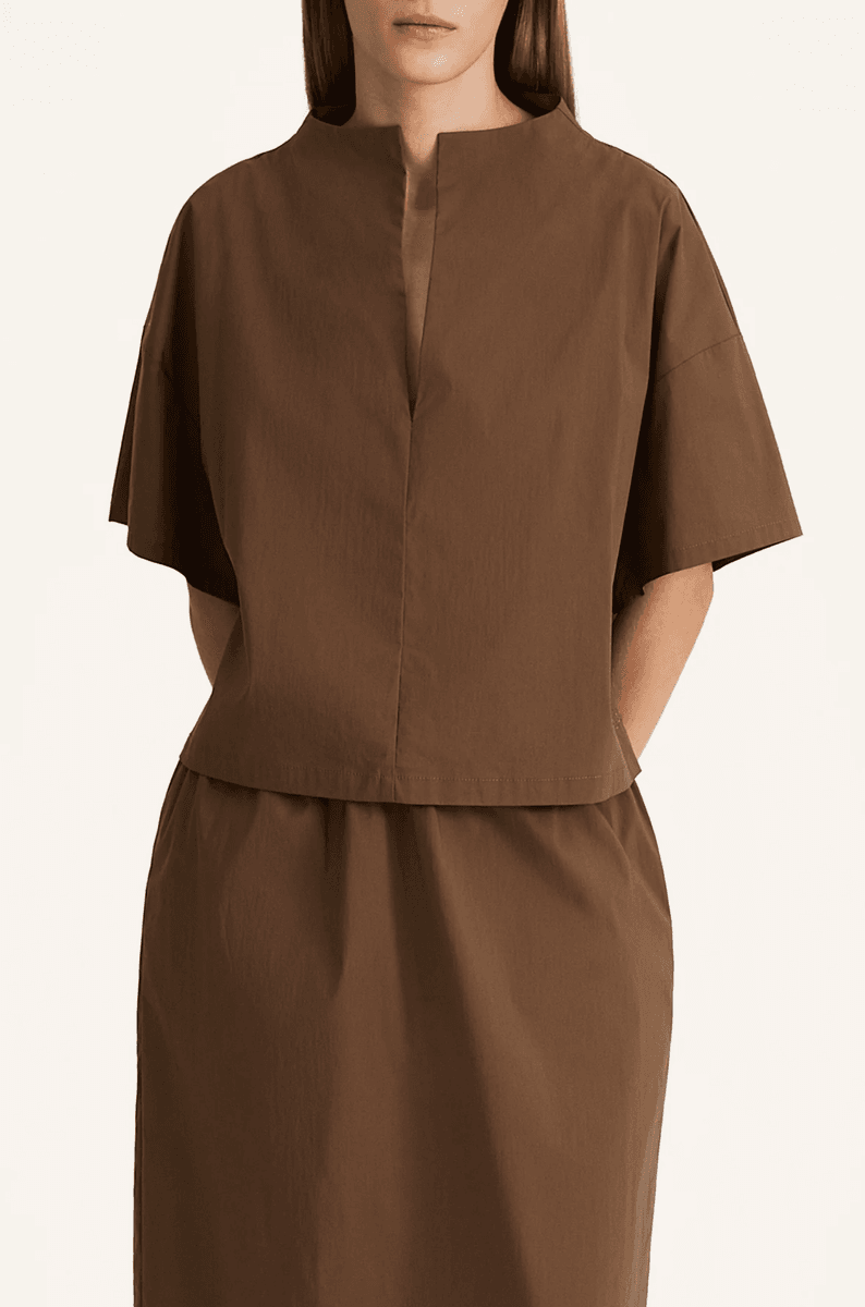 JOELLE BLOUSE Cacao