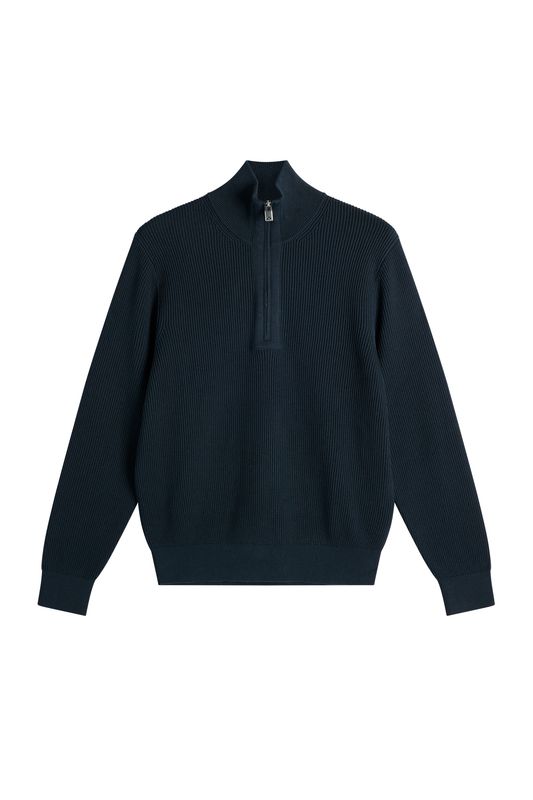 ALEX HALF ZIP KNITTED SWEATER JL Navy