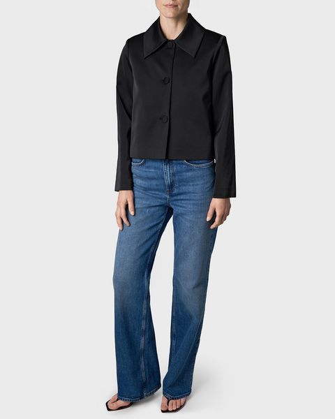 Hovedbilde THE DONNA SATIN BLAZER Black