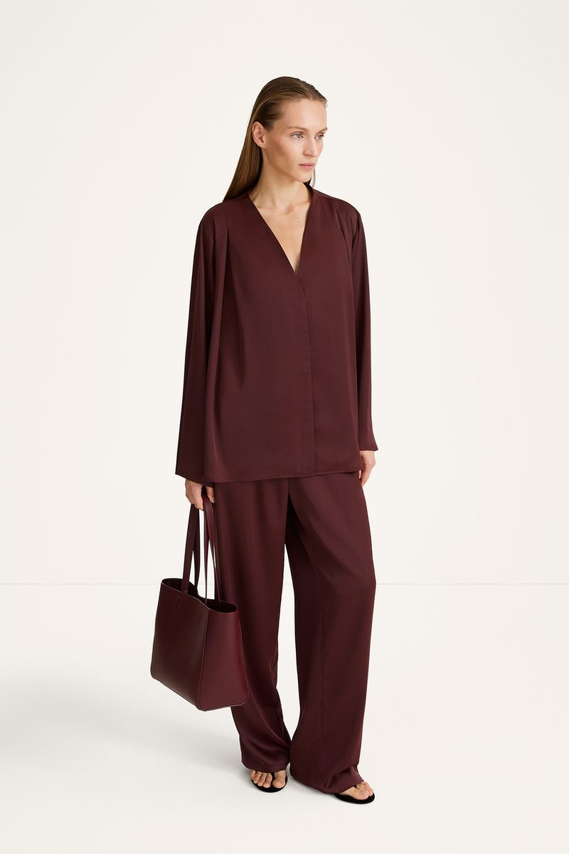 MARBY BLOUSE Bordeaux