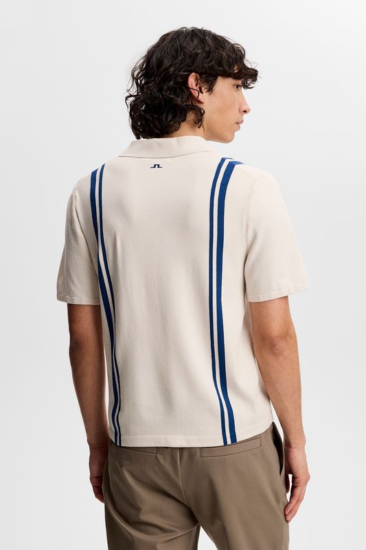 RYLAN STRIPE KNIT GOLF POLO