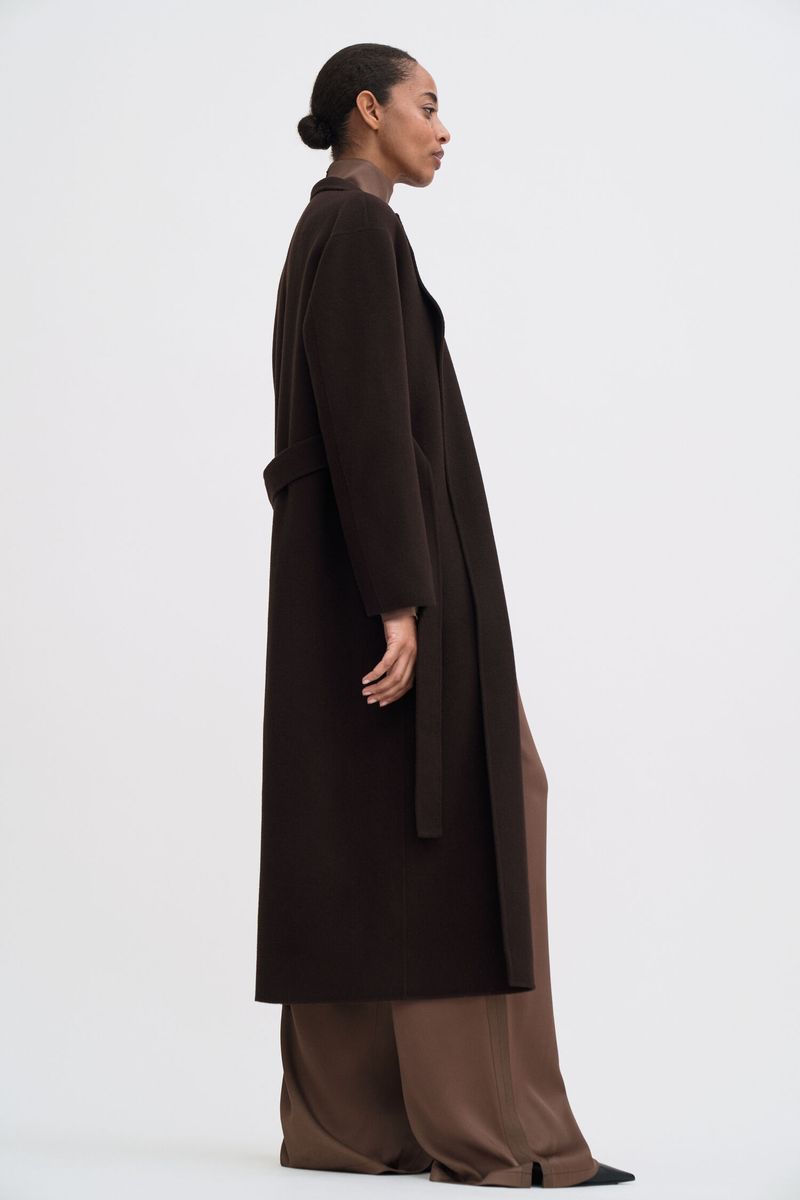 ALEXA COAT Dark Chocolate