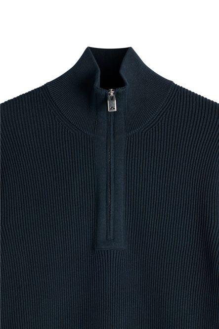 Hovedbilde ALEX HALF ZIP KNITTED SWEATER JL Navy