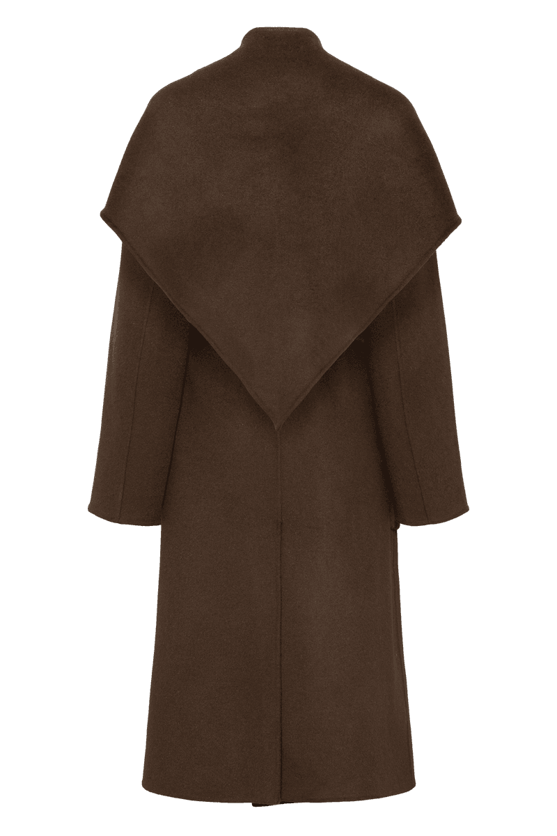 CAPE COAT Brown