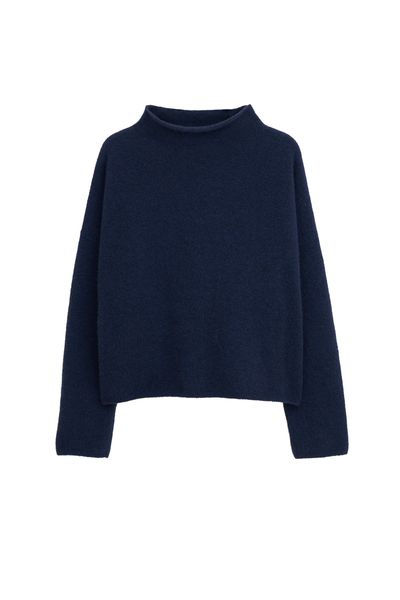 Hovedbilde MIKA YAK FUNNELNECK SWEATER Navy